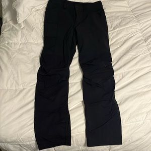 REI hiking pants, black, size 6